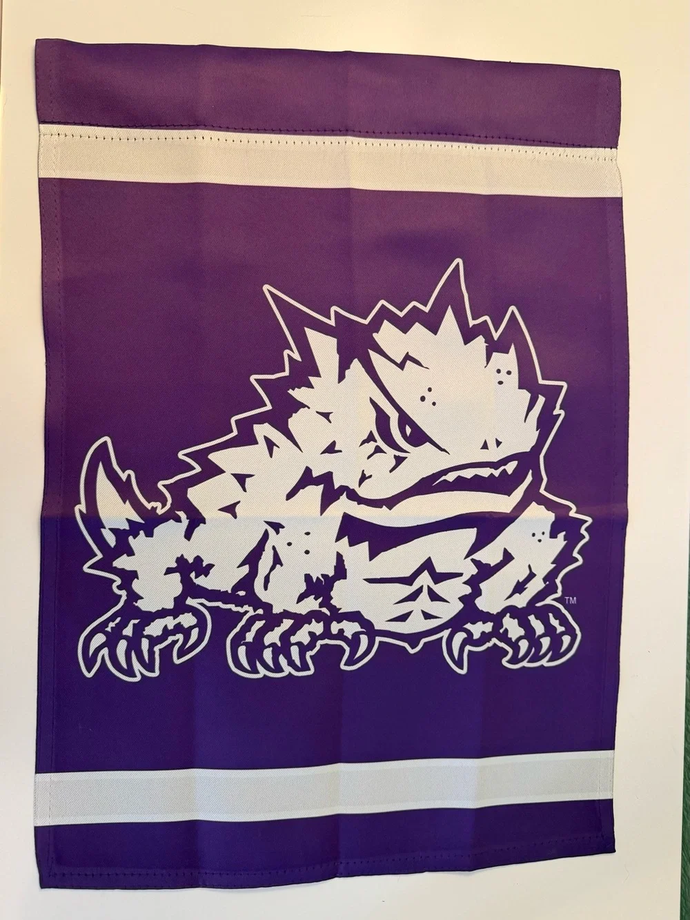 TCU Horned Frogs Purple Garden Flag
